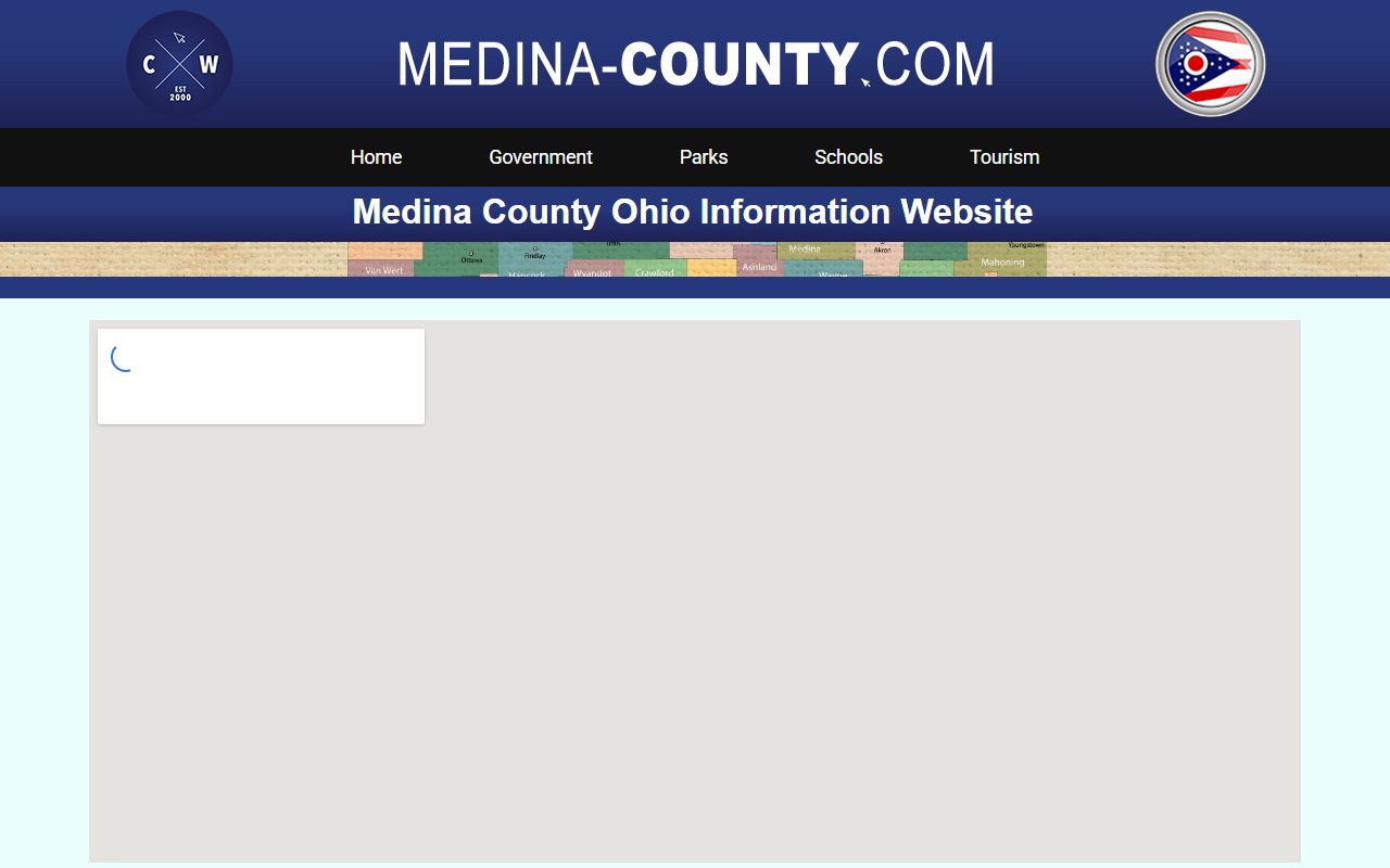 Medina County Clerk of Courts divorce records page